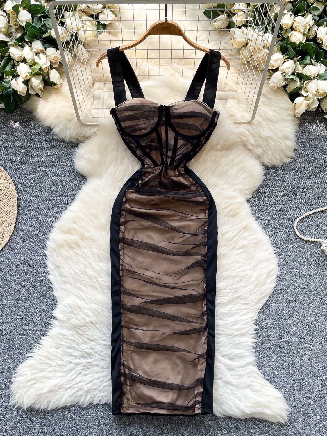 Vacation lounge day dress CBC999