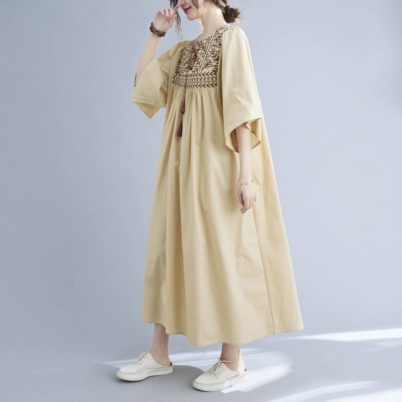 Easy glow embroidery dress CD1320 image