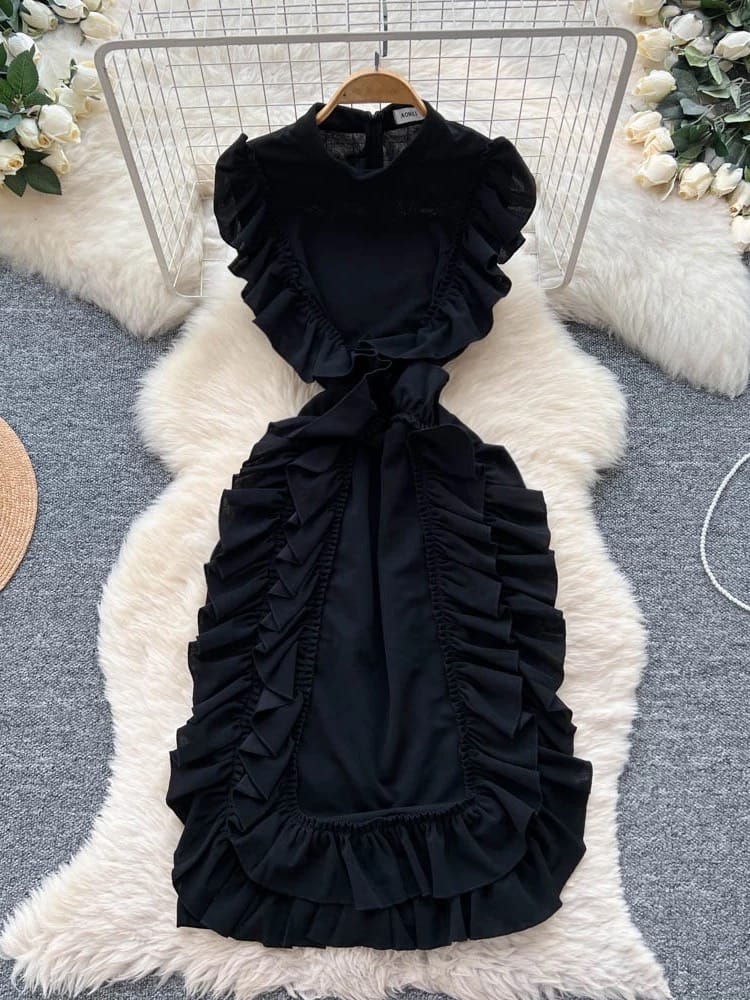 Slayer of the year ruffle dress CD2306 image