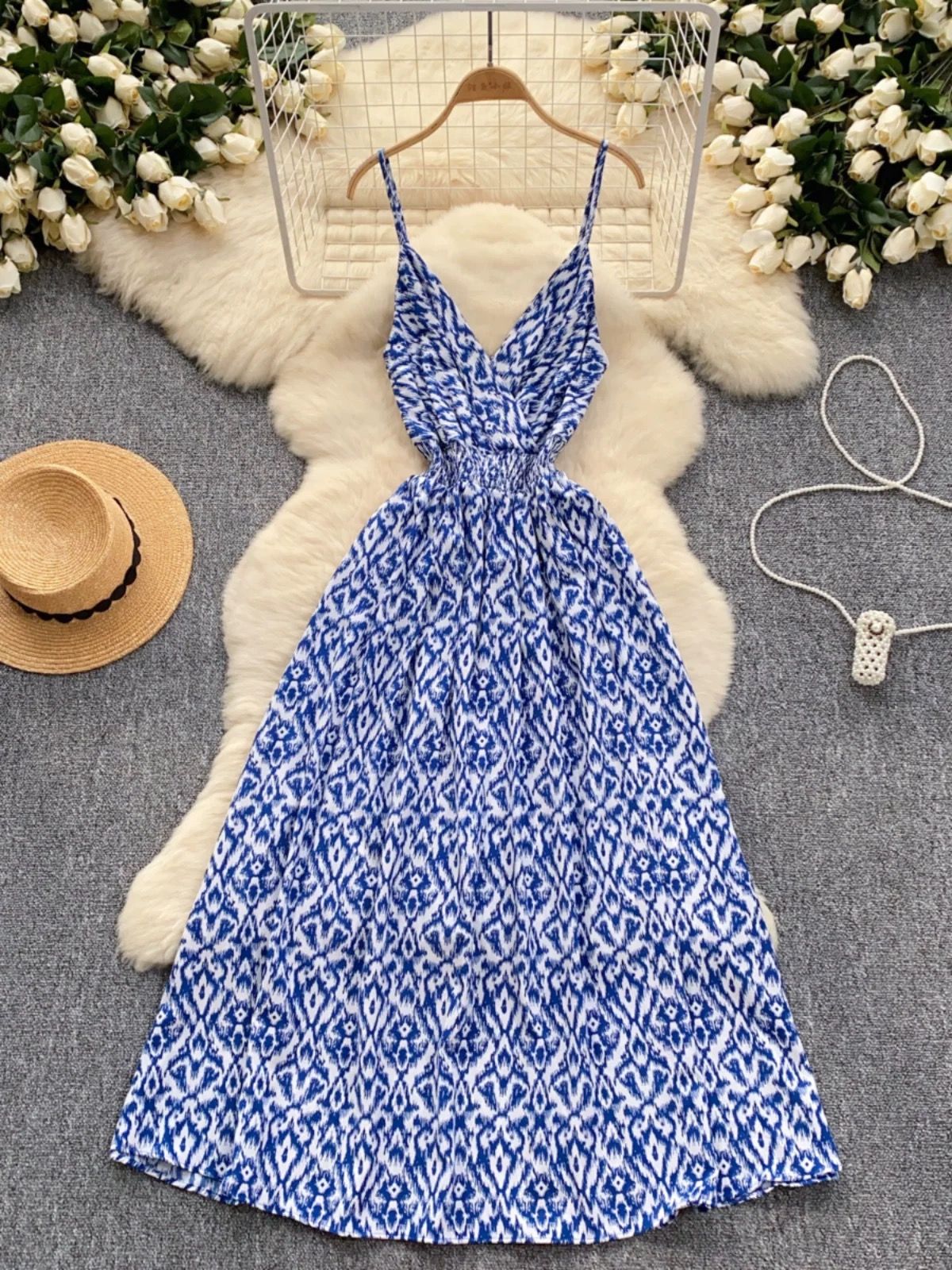 Make you miss me denim dress CD1803 image