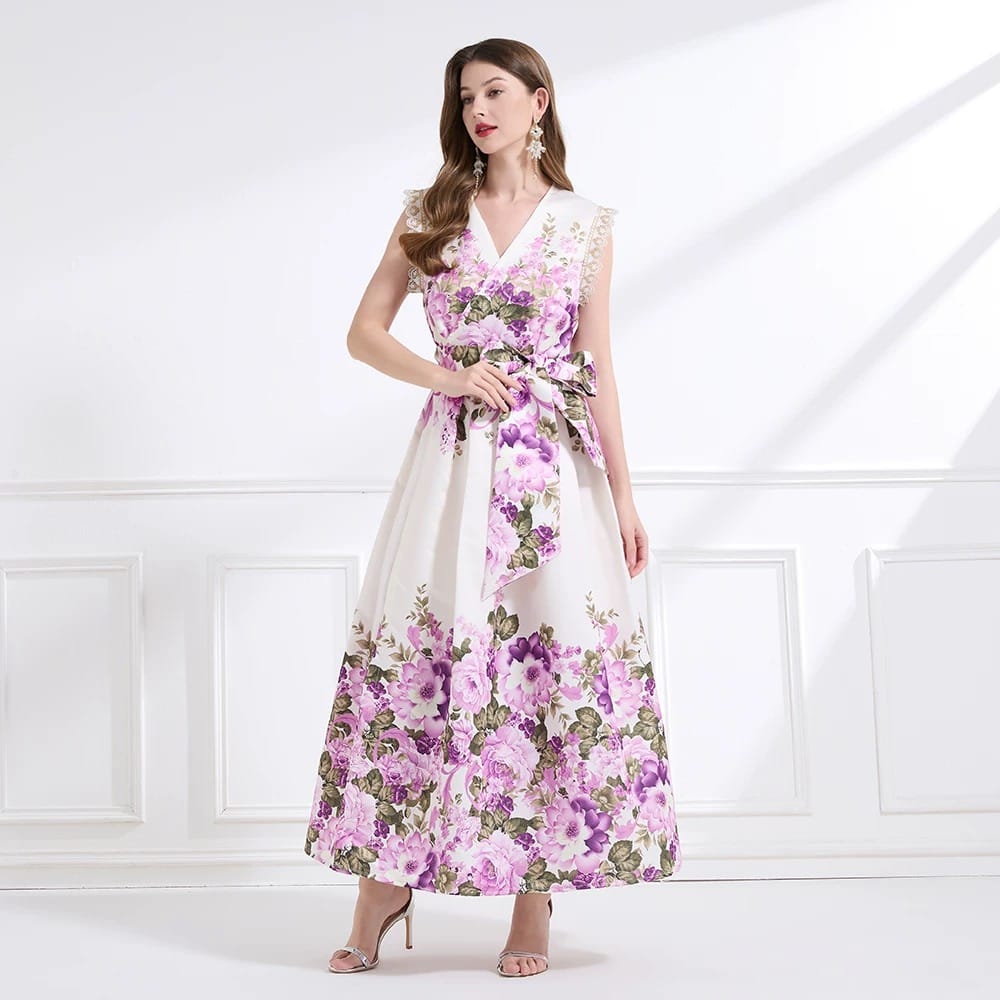 Rockstar babe print dress ED195 image