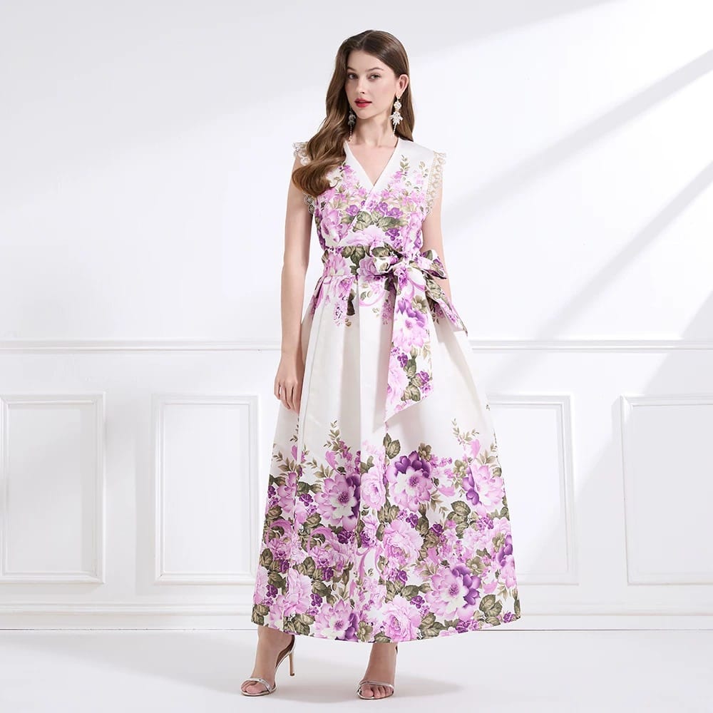 Rockstar babe print dress ED195 image