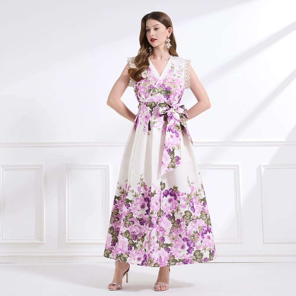 Rockstar babe print dress ED195 image