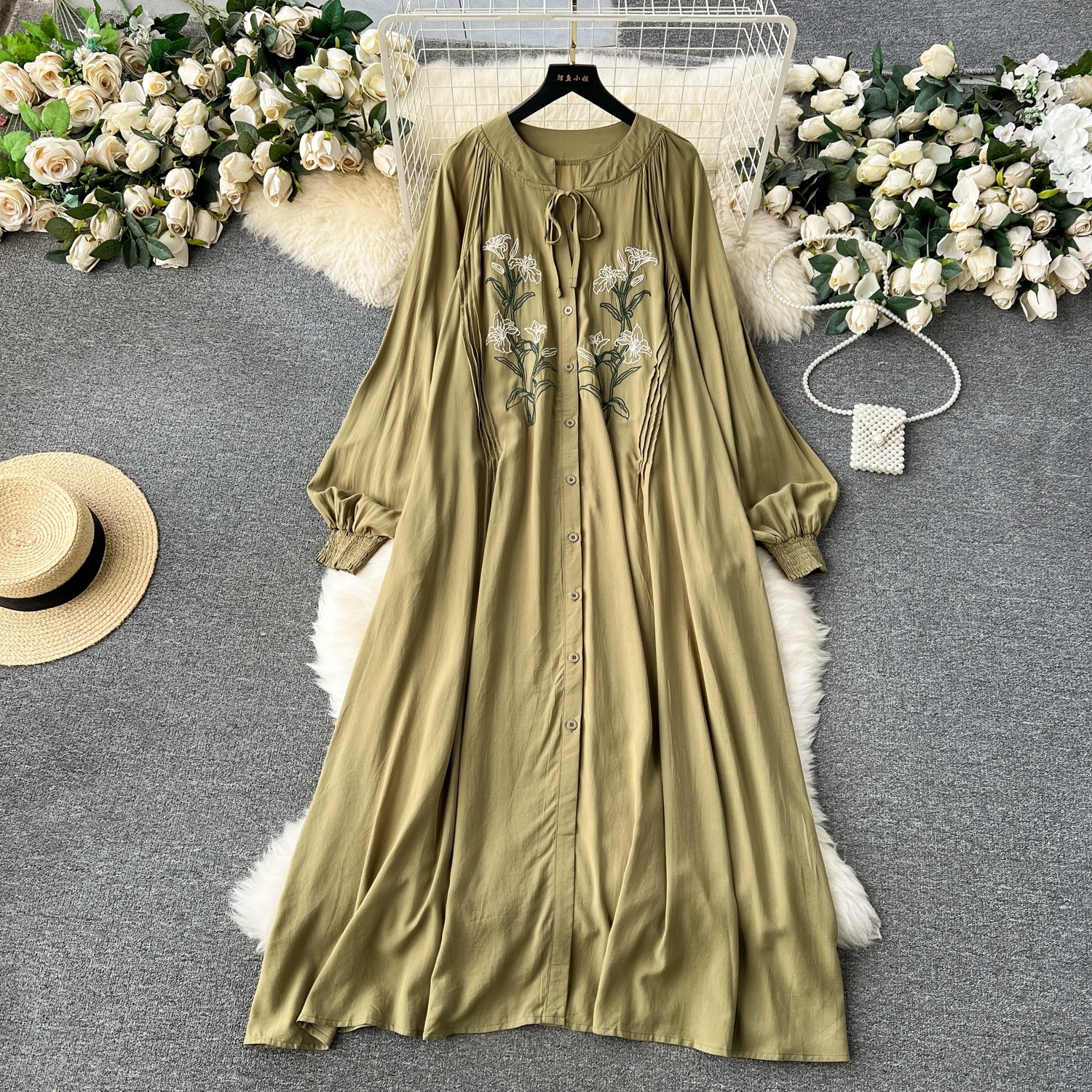 Sneaky babe embroidery dress CD1331 image
