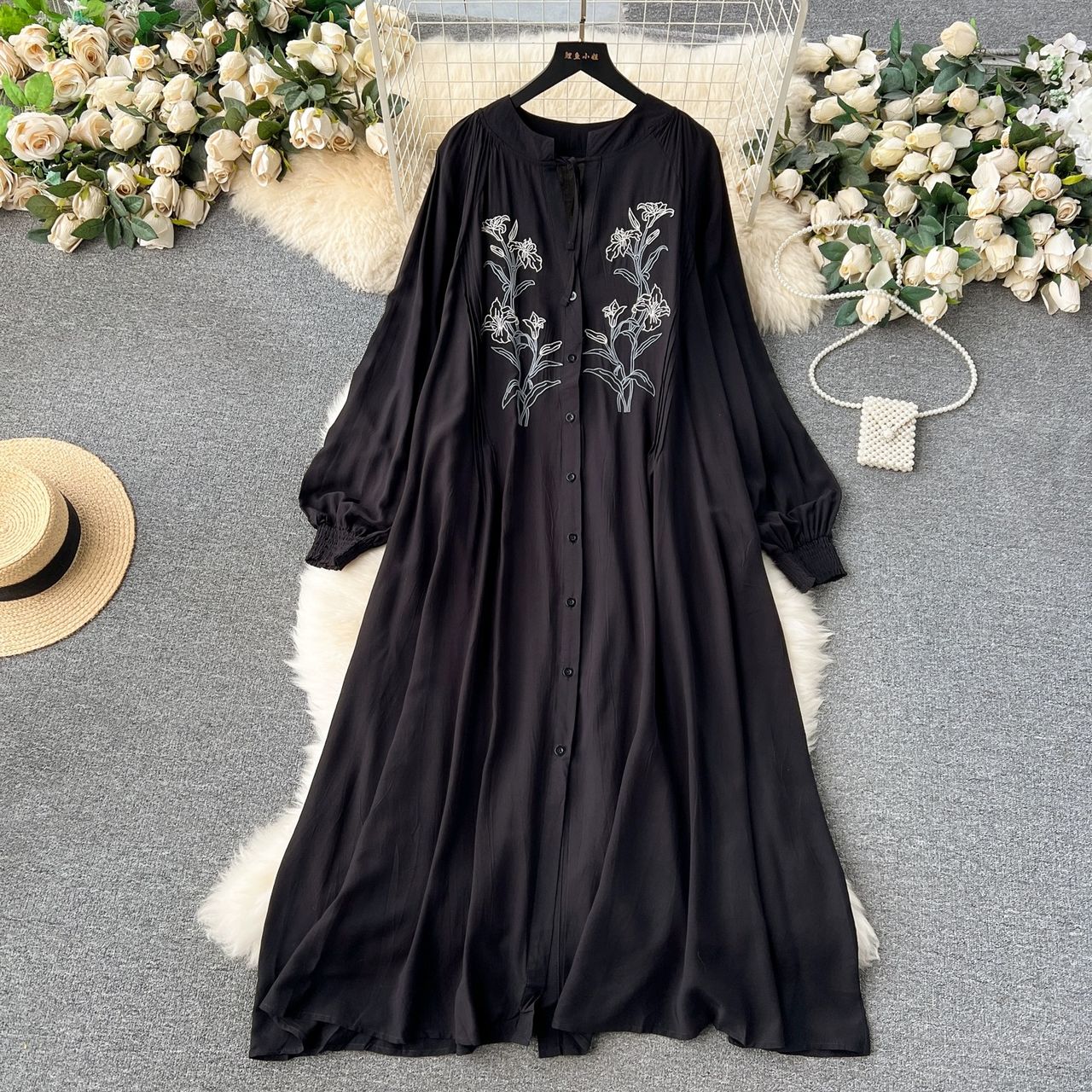 Sneaky babe embroidery dress CD1331 image