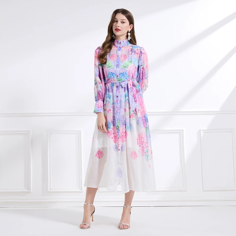 Come and see me print Dress ED190 image
