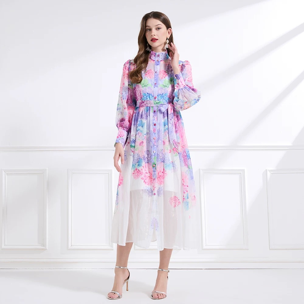 Come and see me print Dress ED190 image