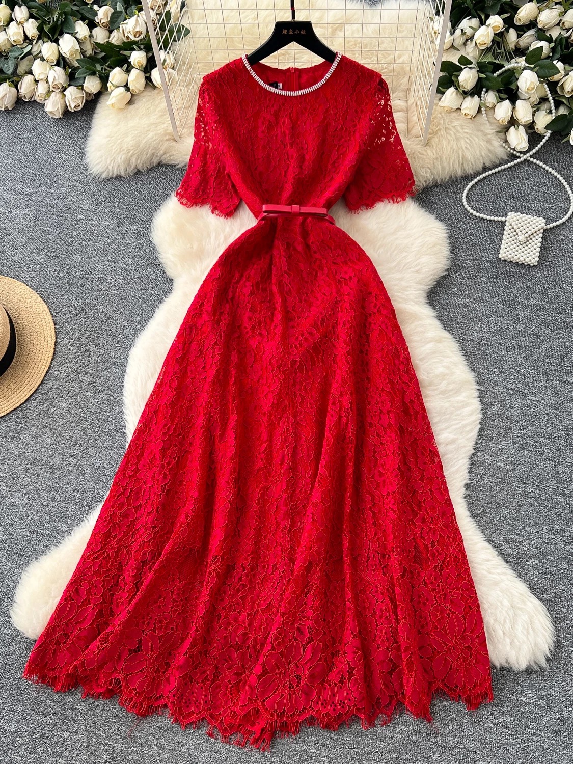 Party starter lace dress FD474