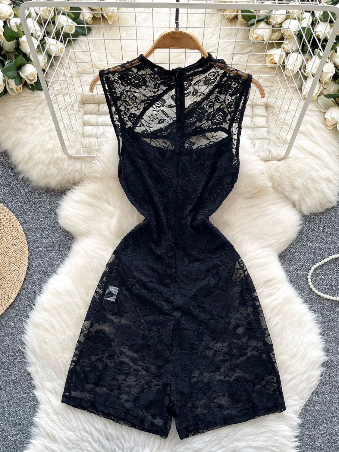 Tropical oasis lace jumpsuit CJS125 image