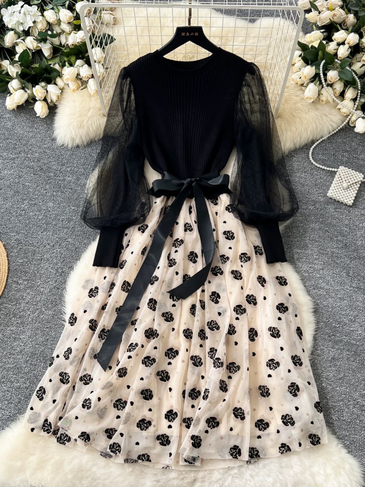 All mixed up sweater dress FD1317 image