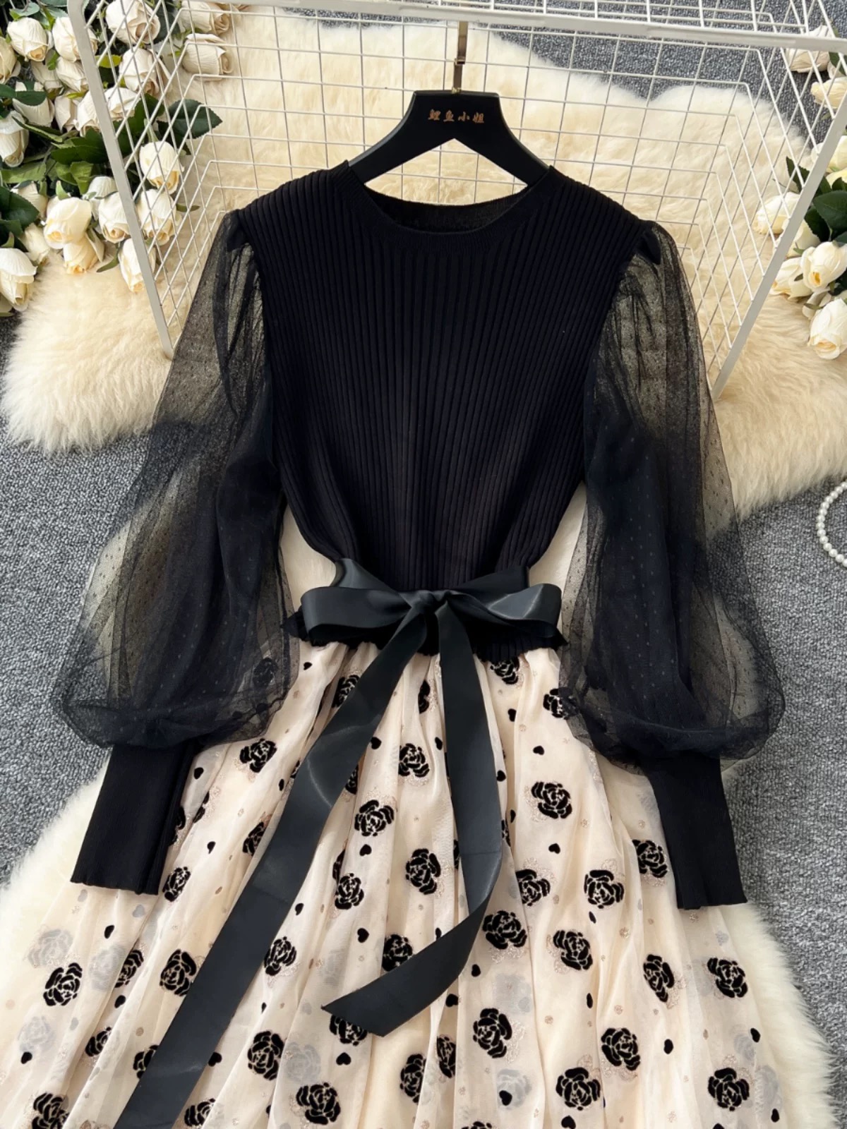 All mixed up sweater dress FD1317 image