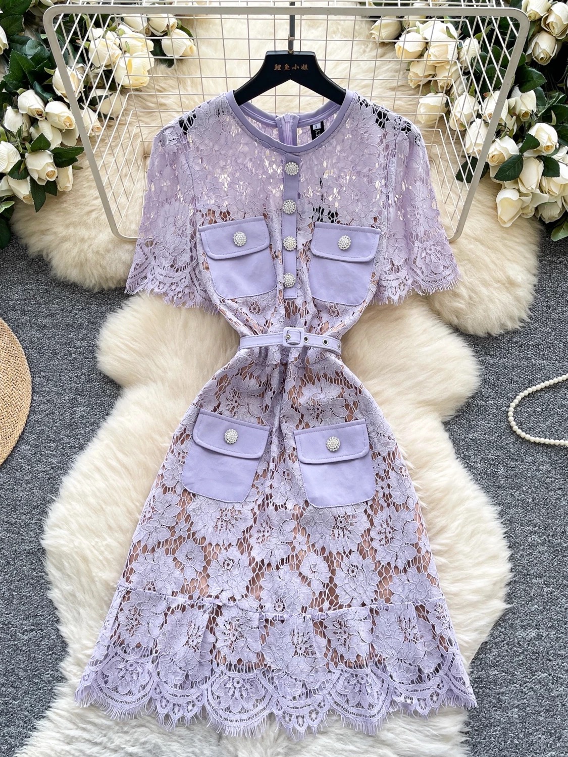 The new me lace dress FD473