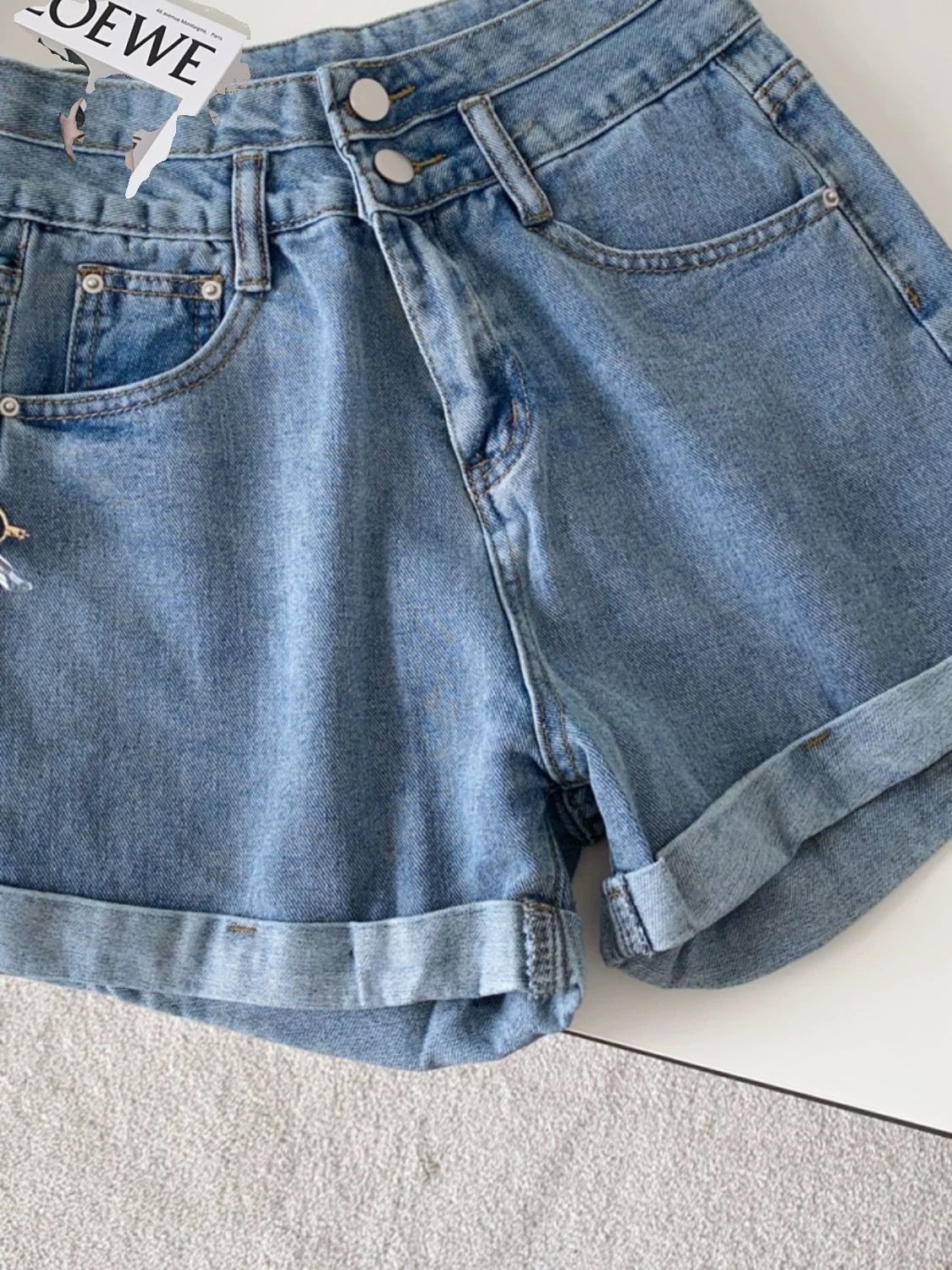 Not yours denim shorts DS107 image