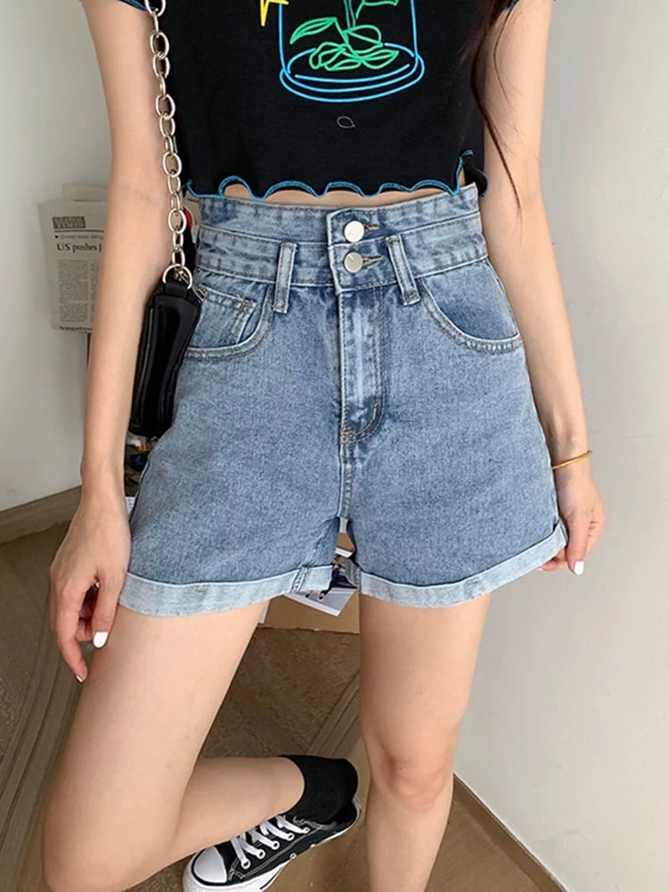 Not yours denim shorts DS107 image