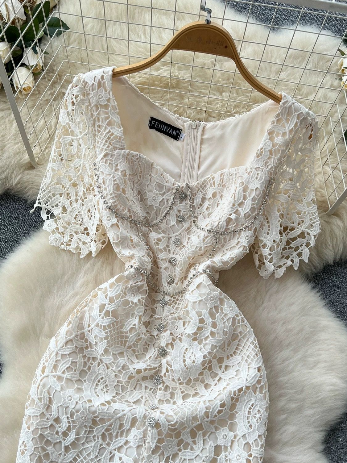 Professional presence lace dress FBC285 image