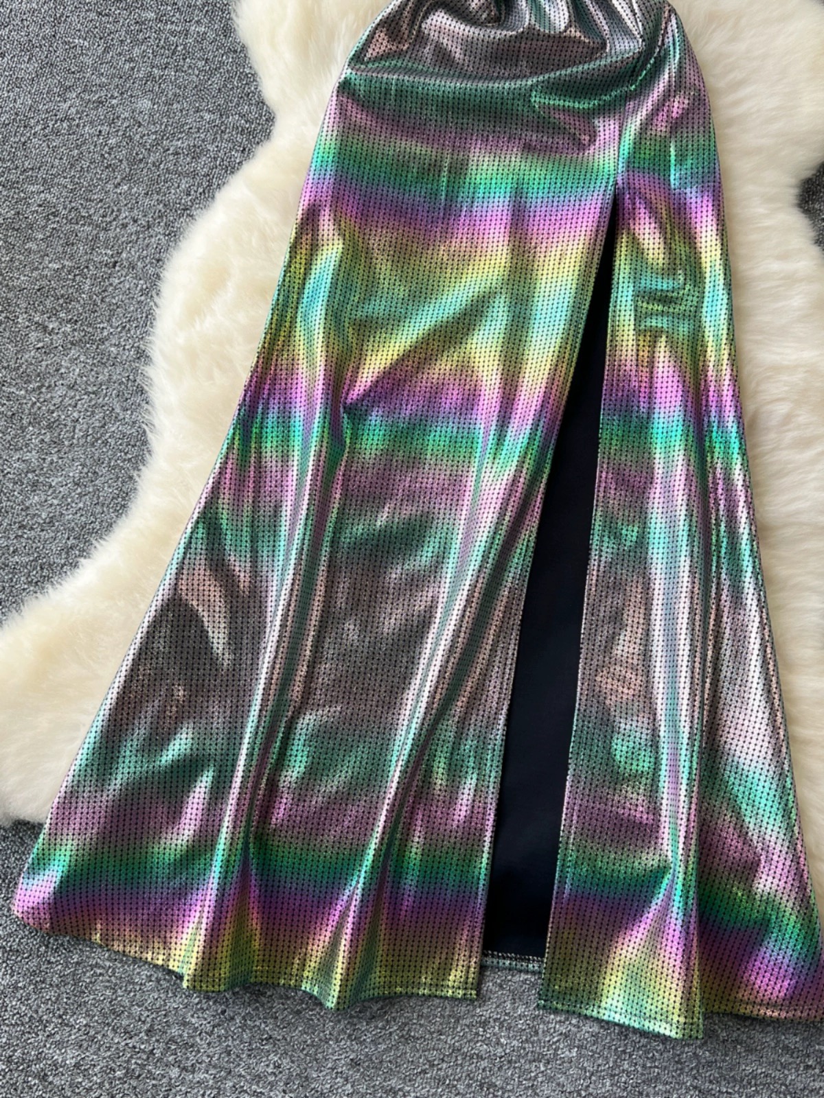 She’s amazing metallic dress EVD278 image