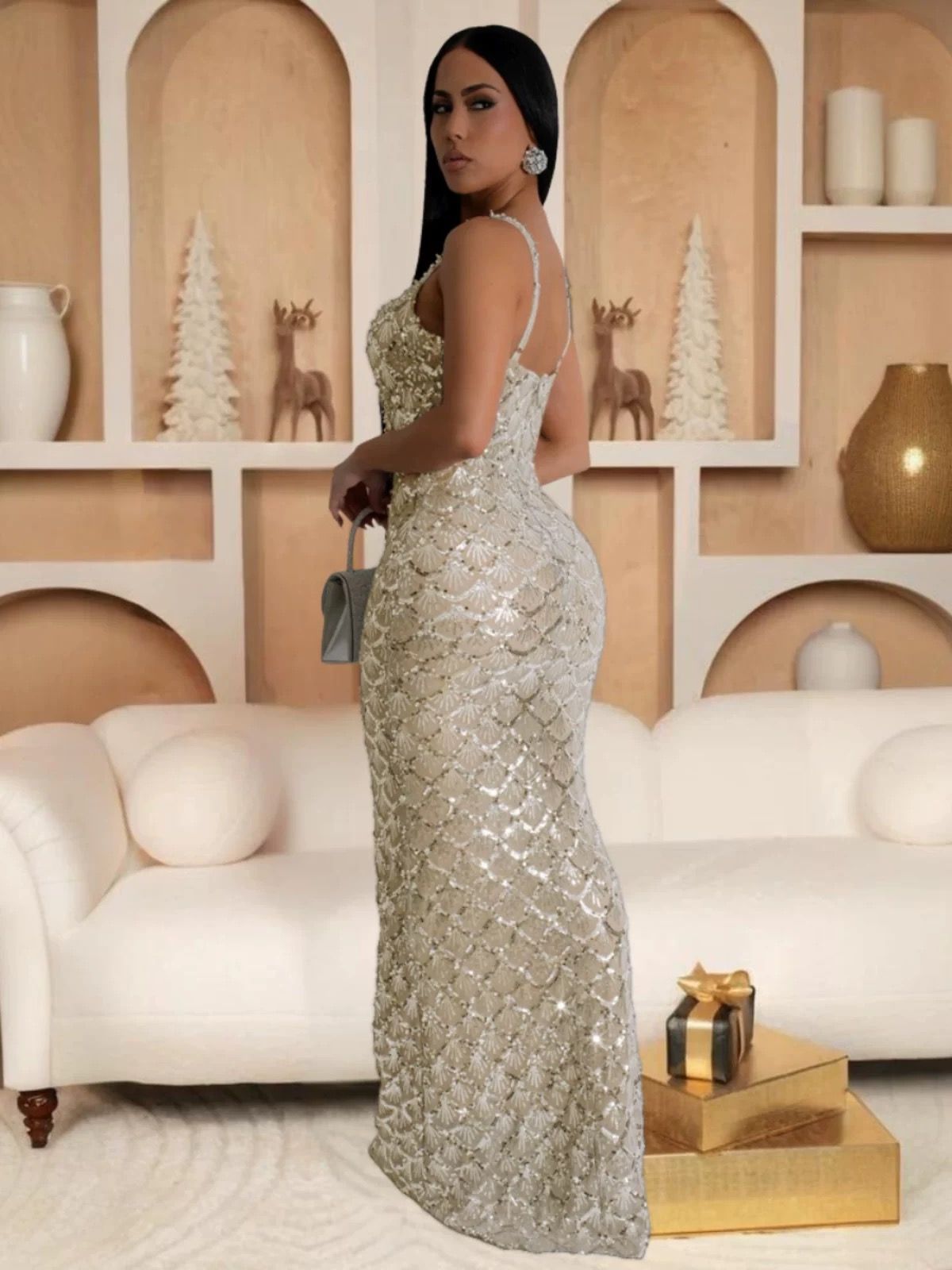 Los Angeles baddie dress EVD311 image