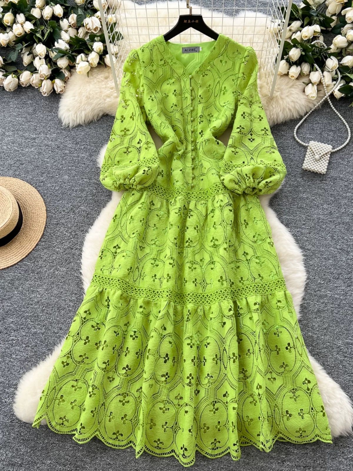 Out with a bang lace dress FD630 image