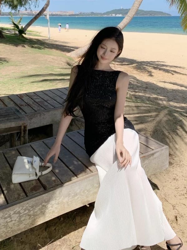 Good on this side sequin dress FD526 image