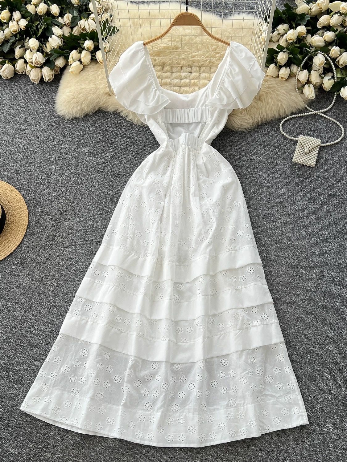 Weekend traveler lace dress CD289 image