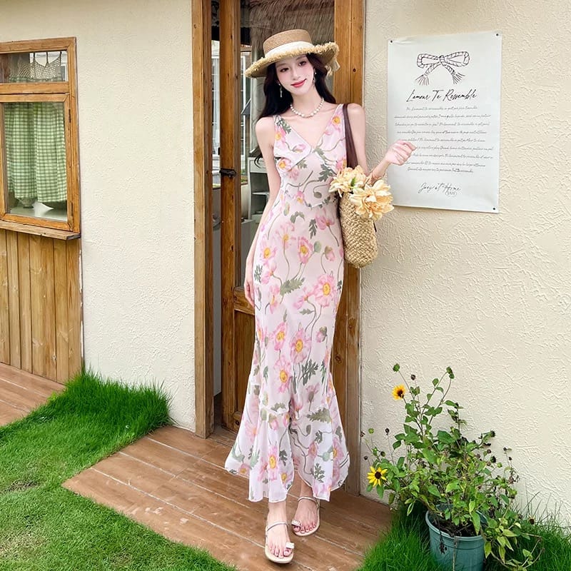 Eleana print dress CD621 image