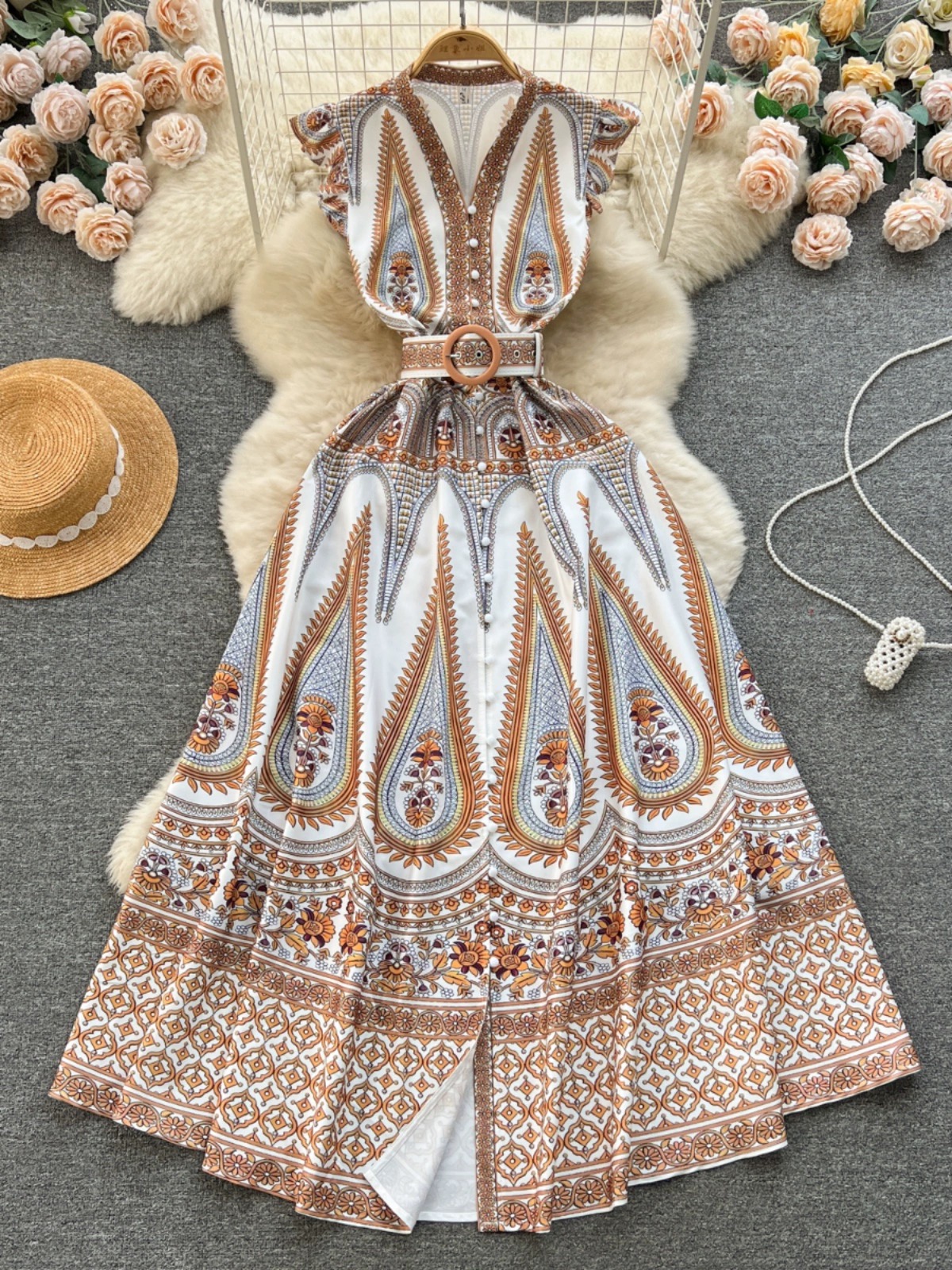 Wrapped around you dress ED338