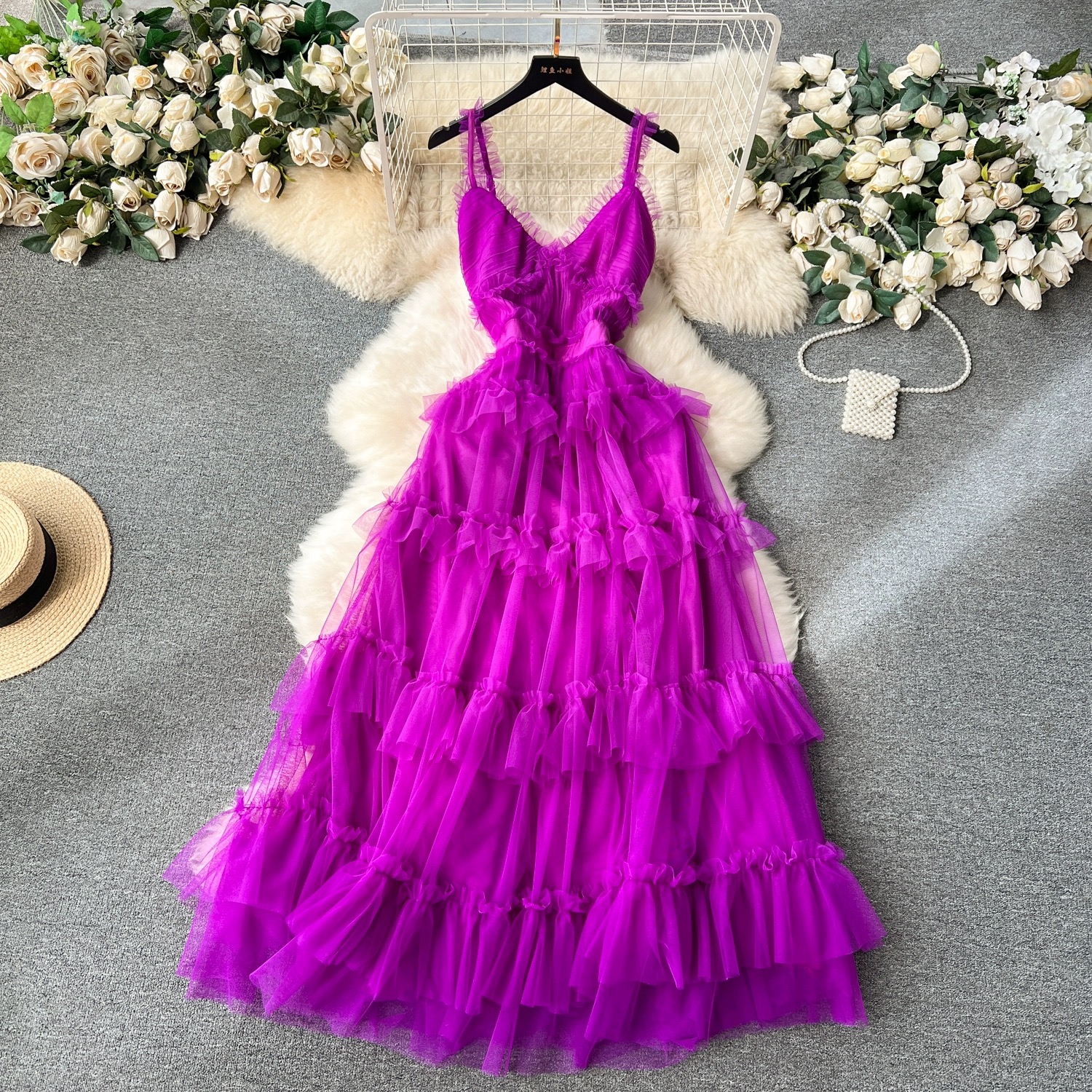 Rooftop dinning dress EVD208 image