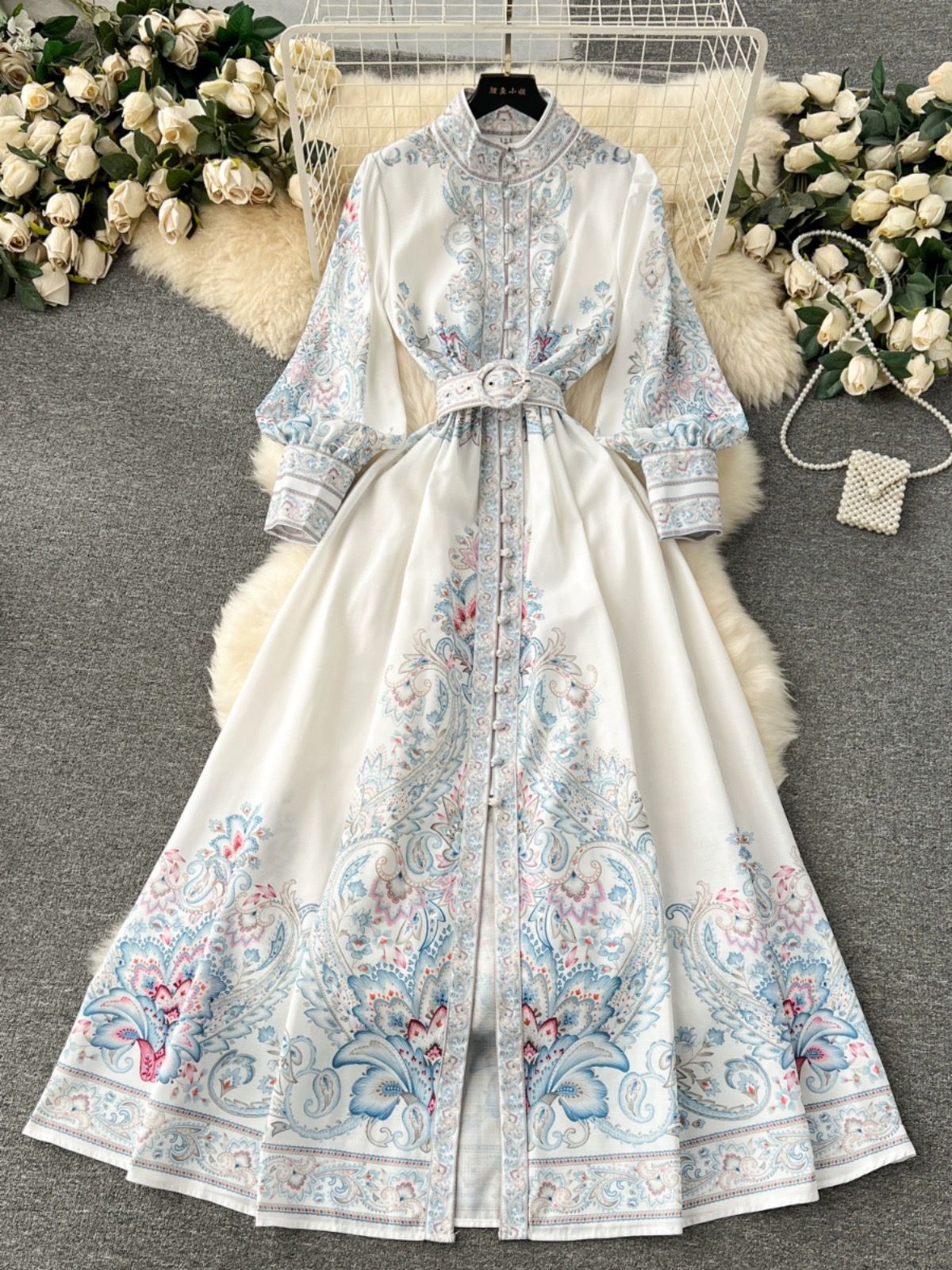 Unique faces dress ED336 image