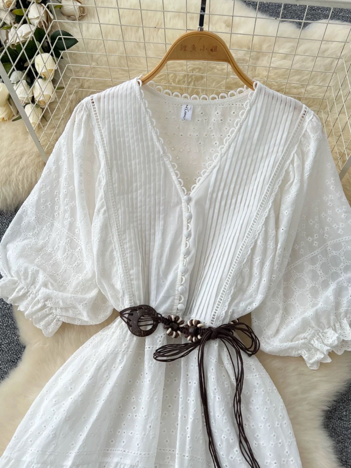 His name was wool dress CD2080 image