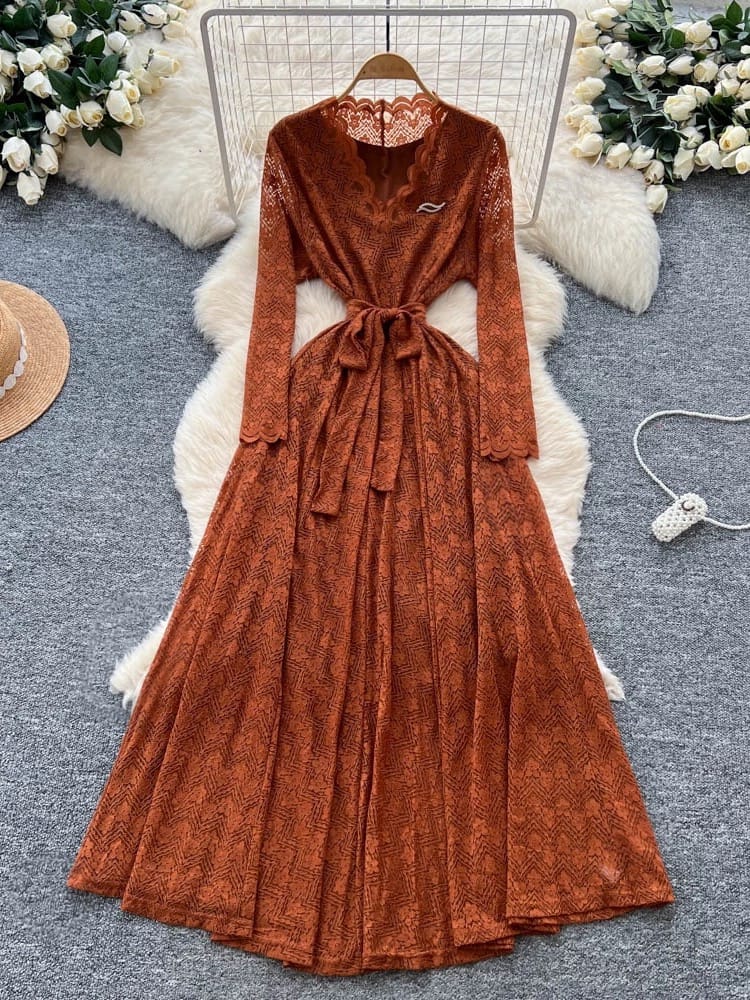 Roam free lace dress FD1473 image