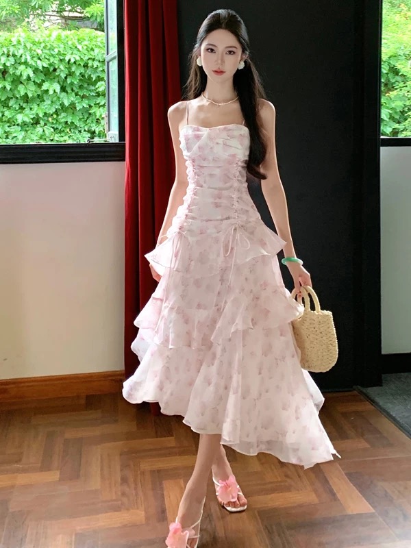 Made to shine print dress CD615