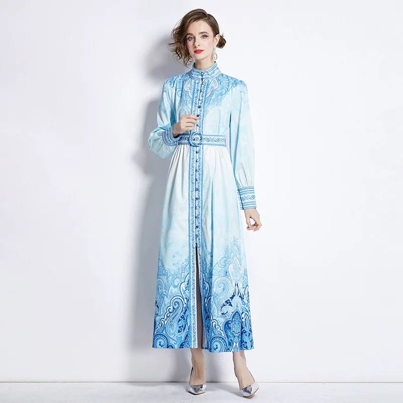 Space girl print dress ED156 image