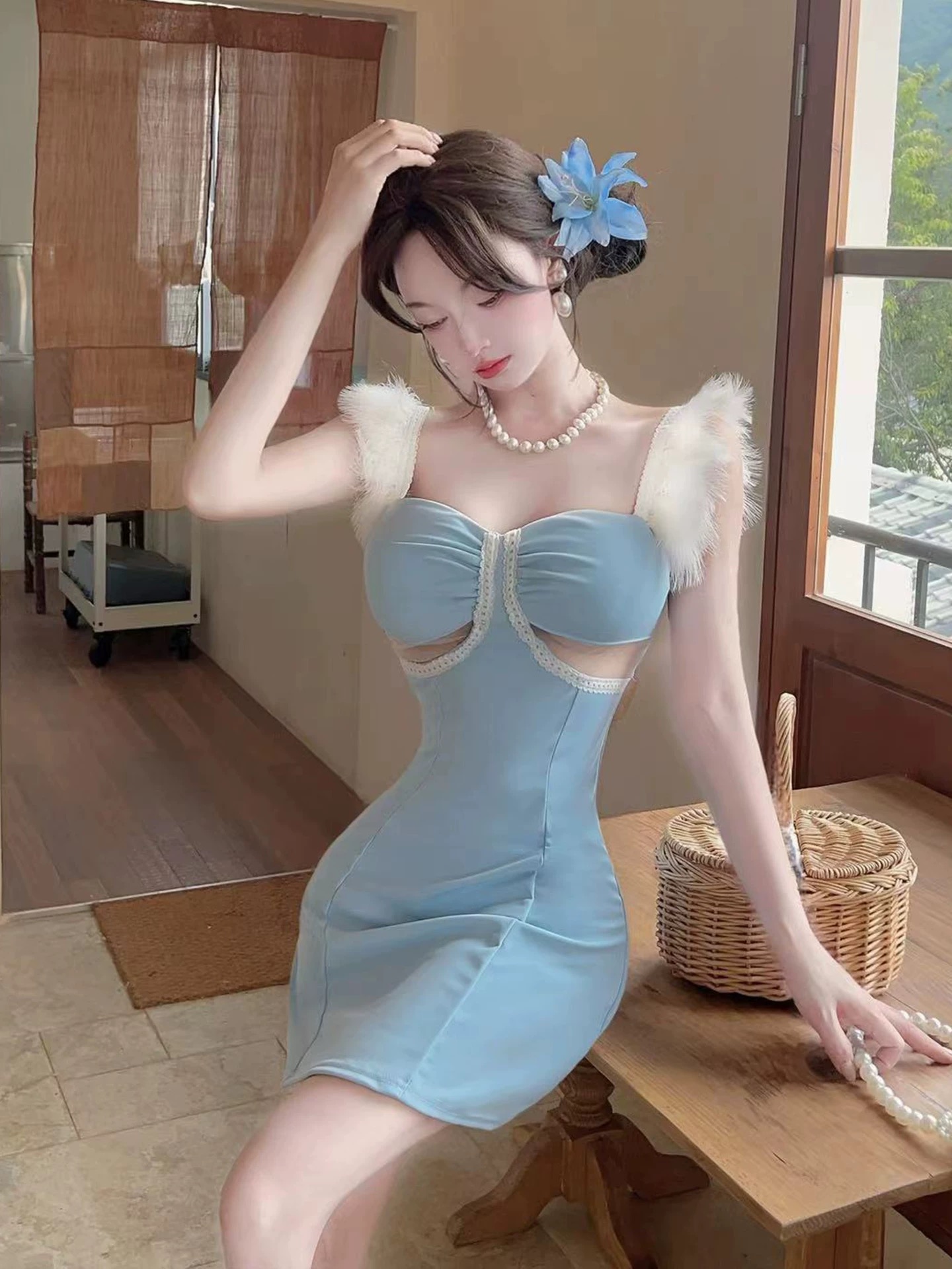 Summer glow color splash dress CD591