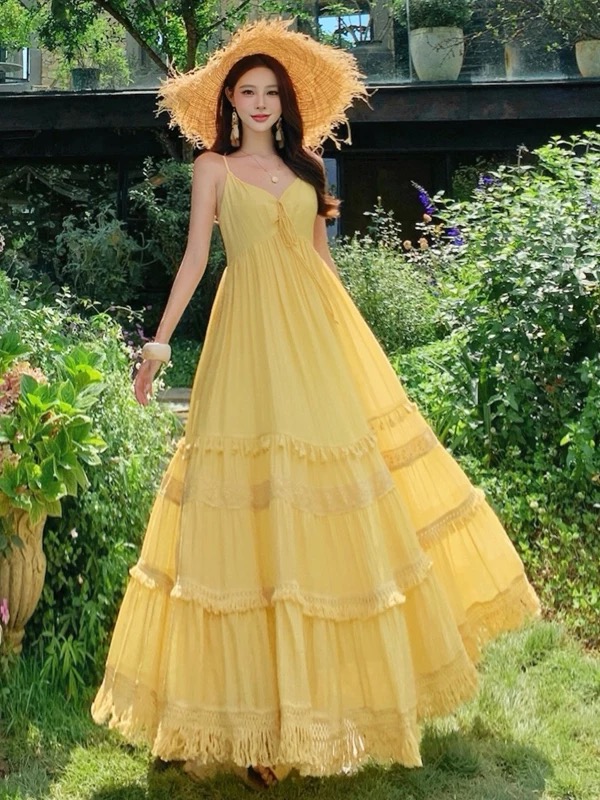 Vacay tan dress CD597 image