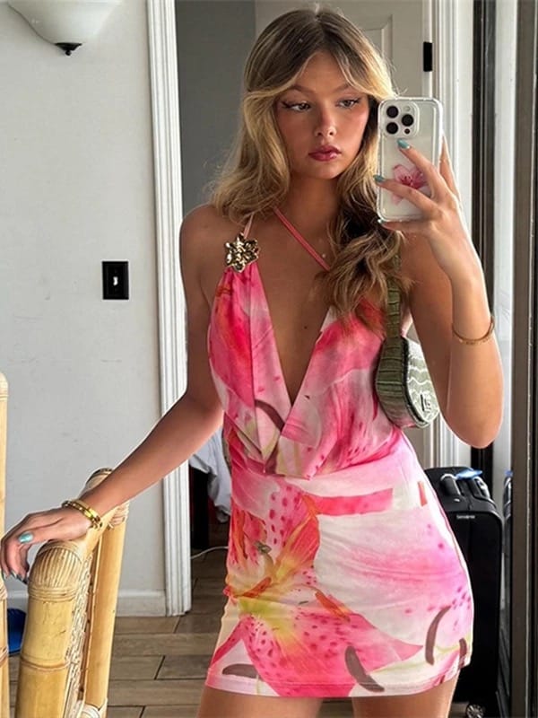 Life is sweet floral dress CD587 image