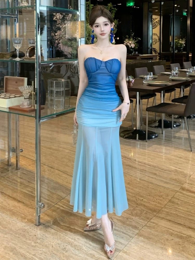 One more luxury ripple dress CD272 image