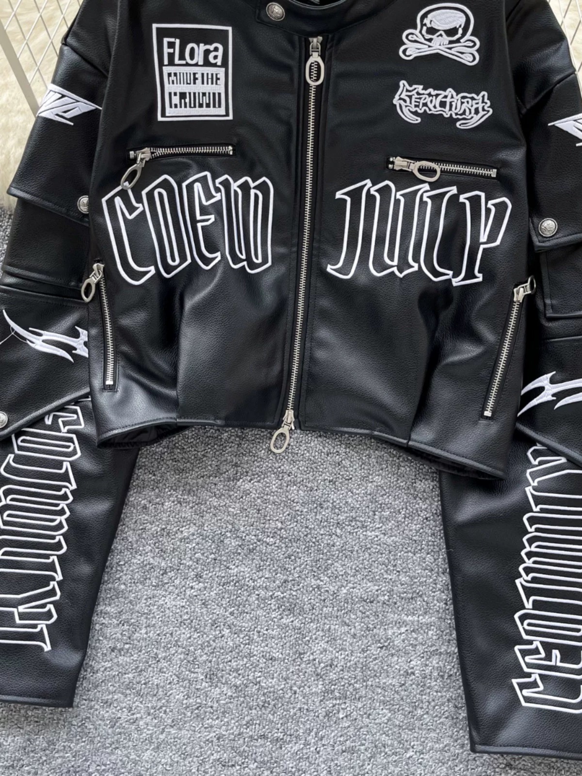Billie jean leather jacket LJ139 image