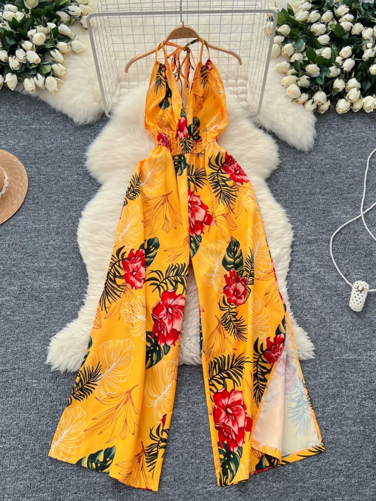 Falling into you jumpsuit CJS182 image