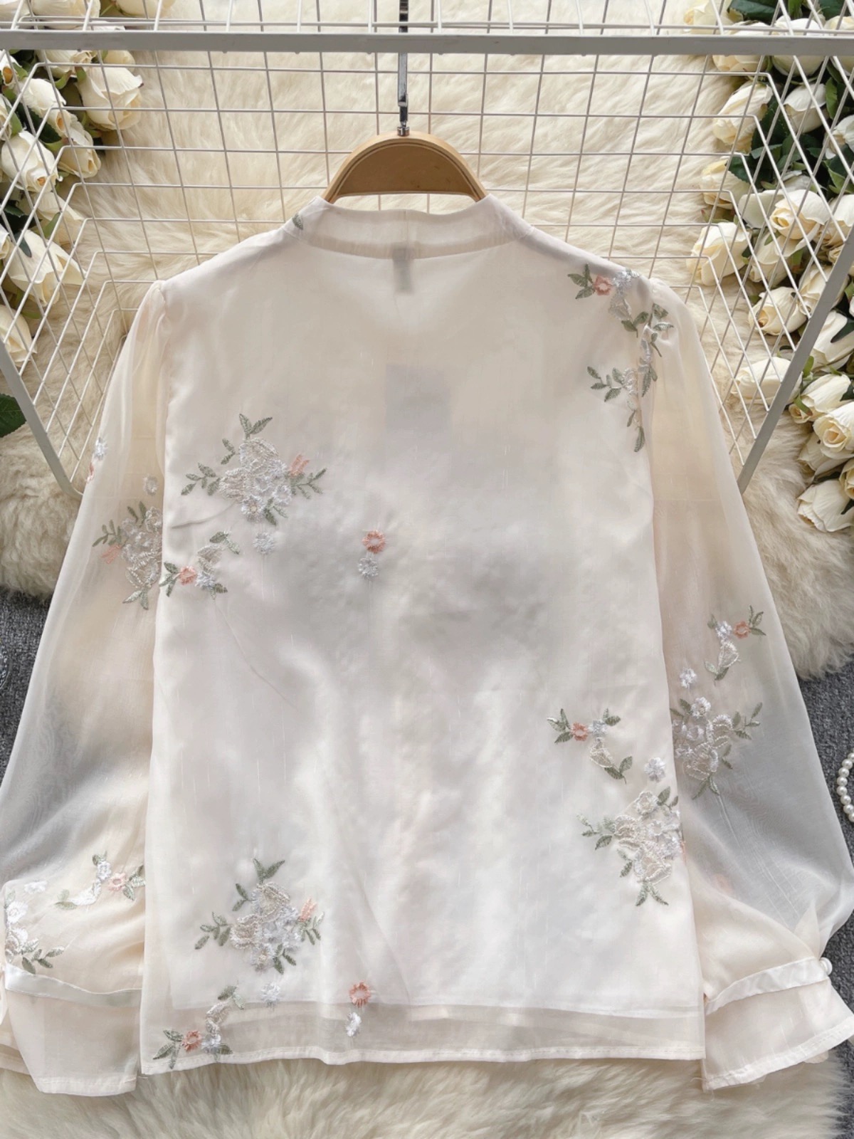 Body confidence Korean blouse BE421 image