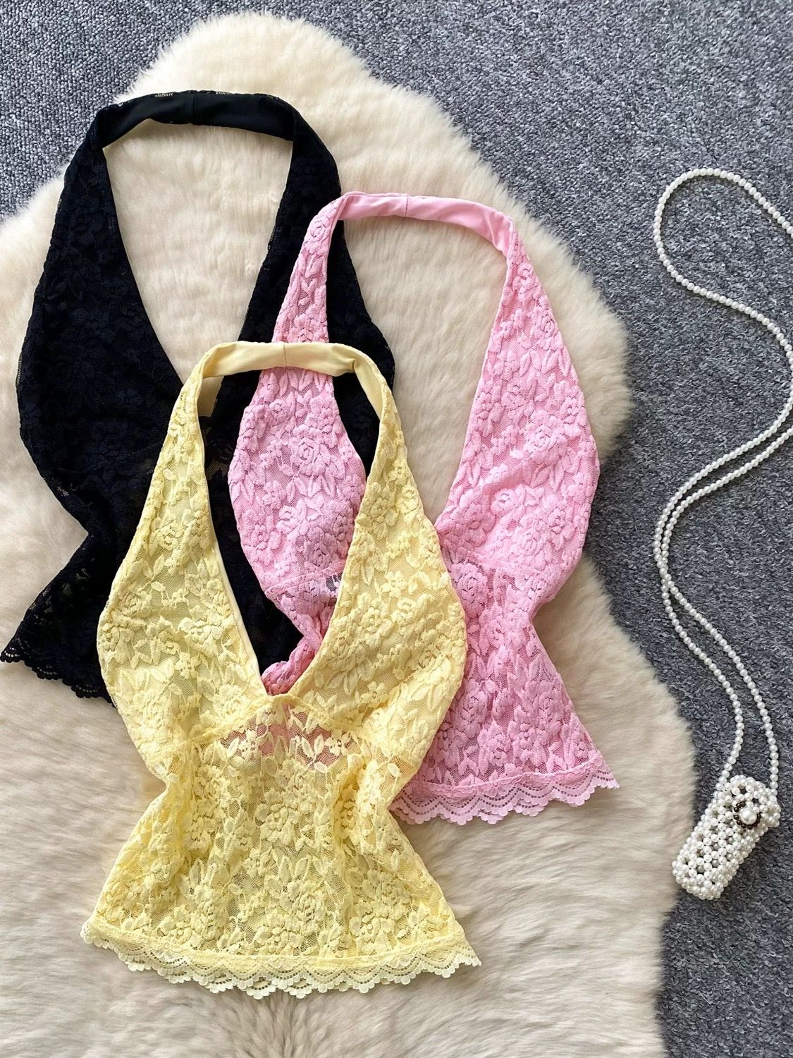 Mona not Lisa lace top CTO216 image