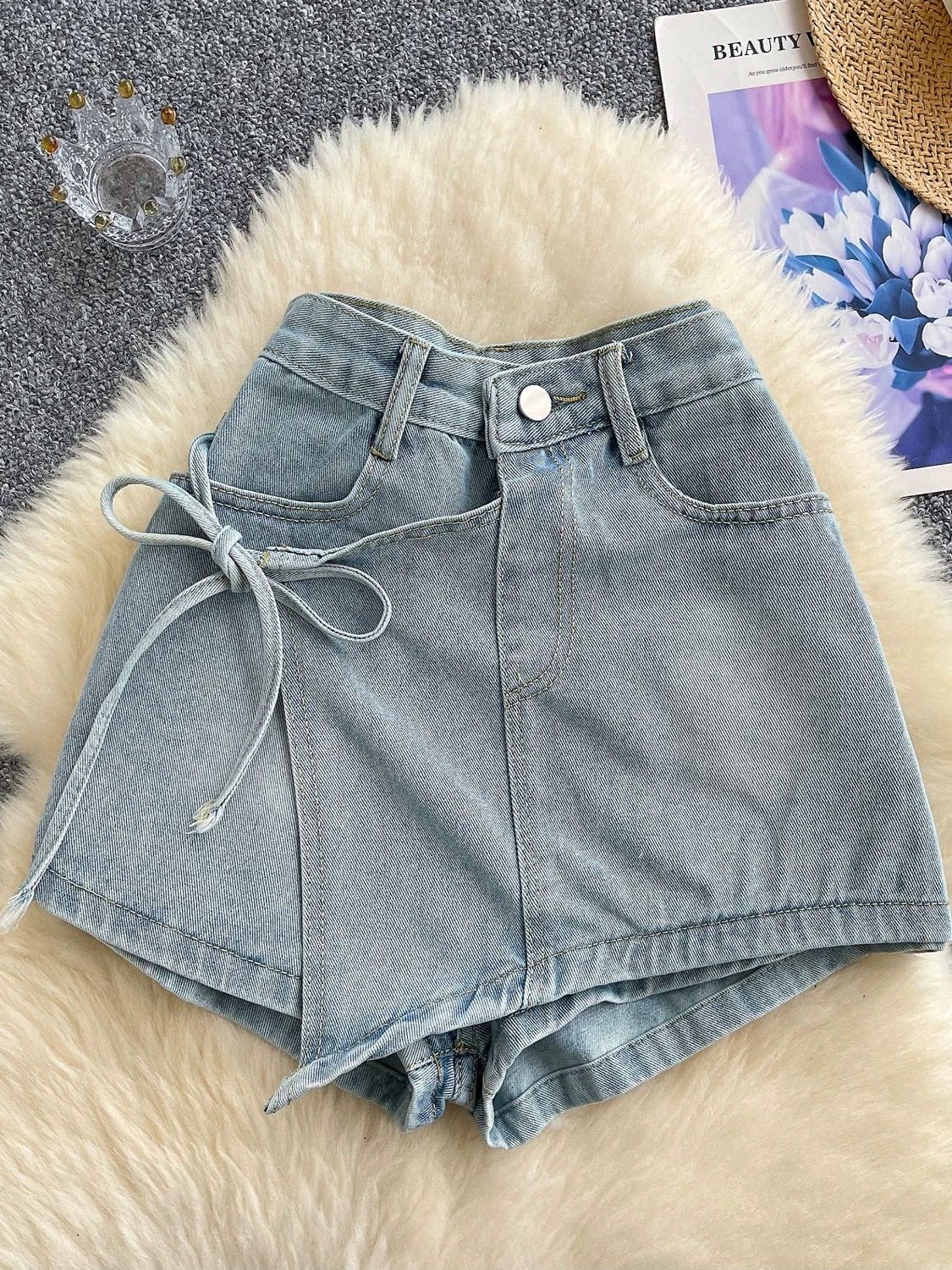 Presley denim skort DS126 image