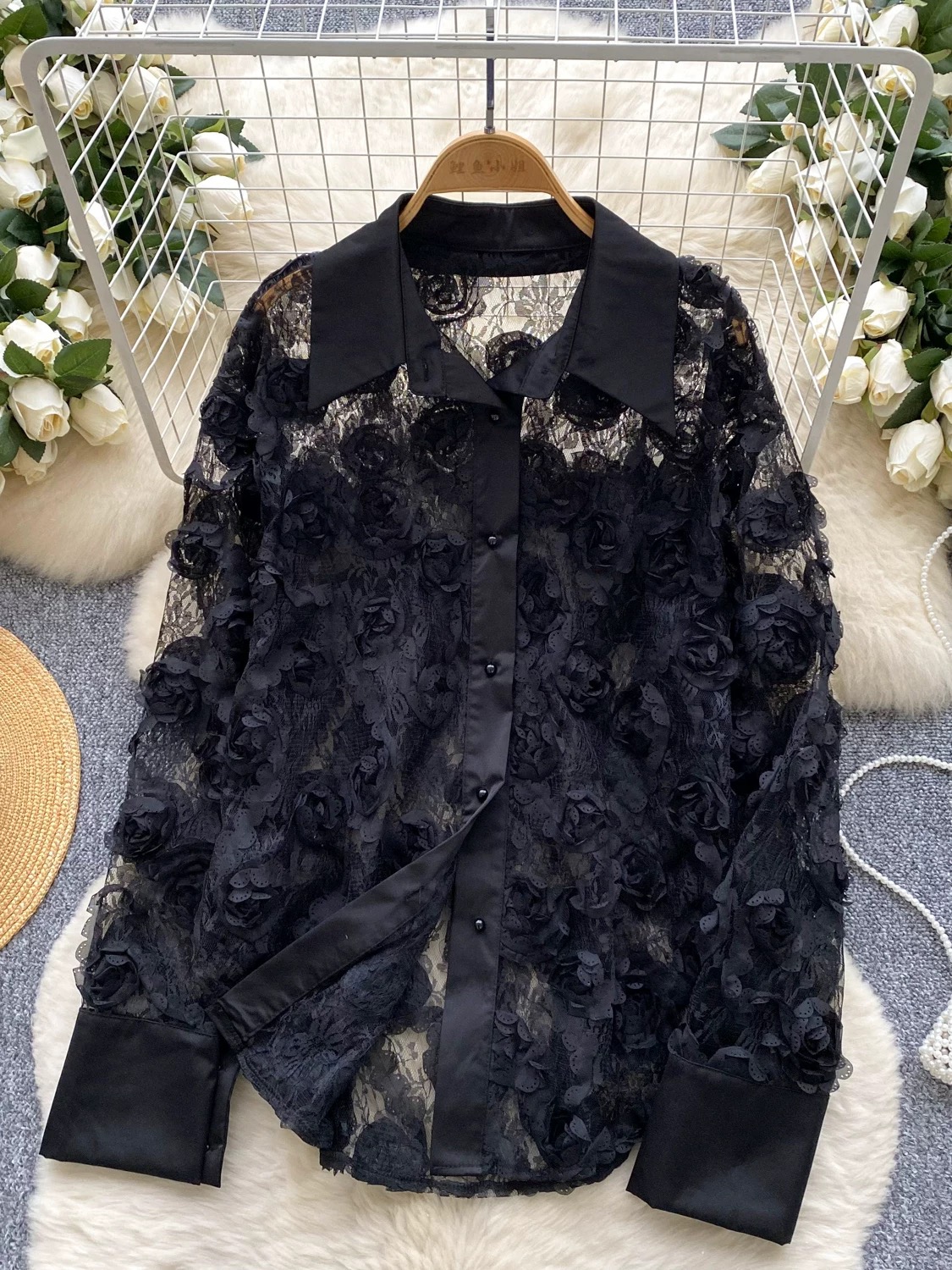 Serves you slay floral shirt SH173 image