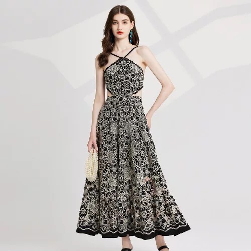 Eyes on me high quality lace dress FD1357 image