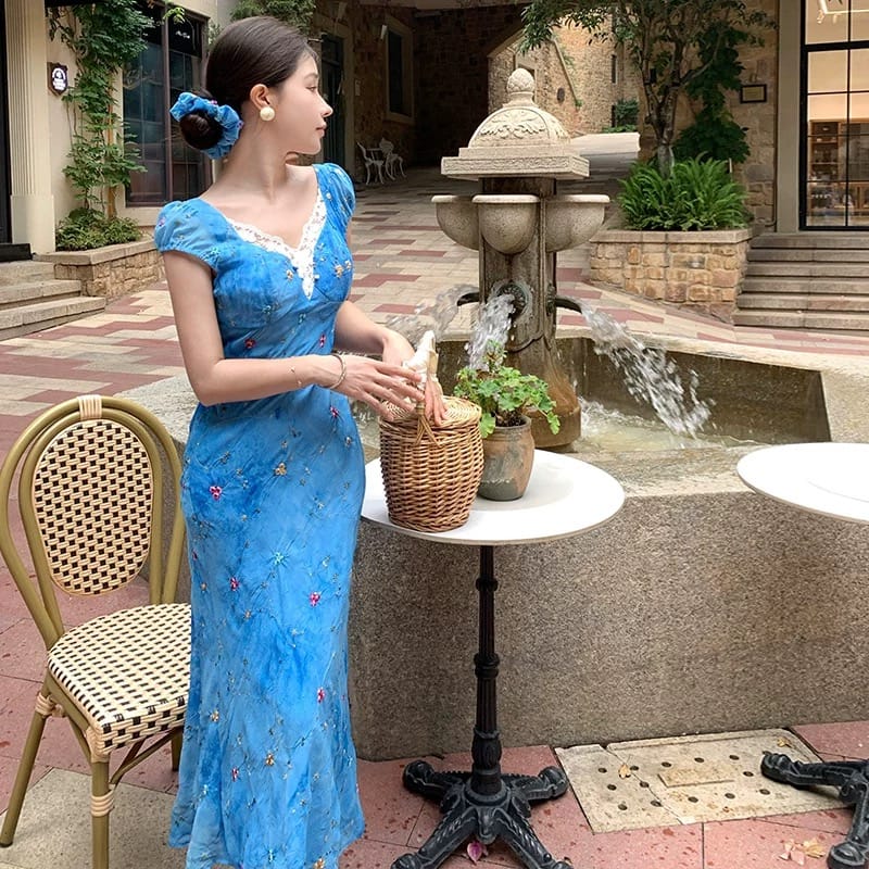 Holiday cheer print dress CD548 image