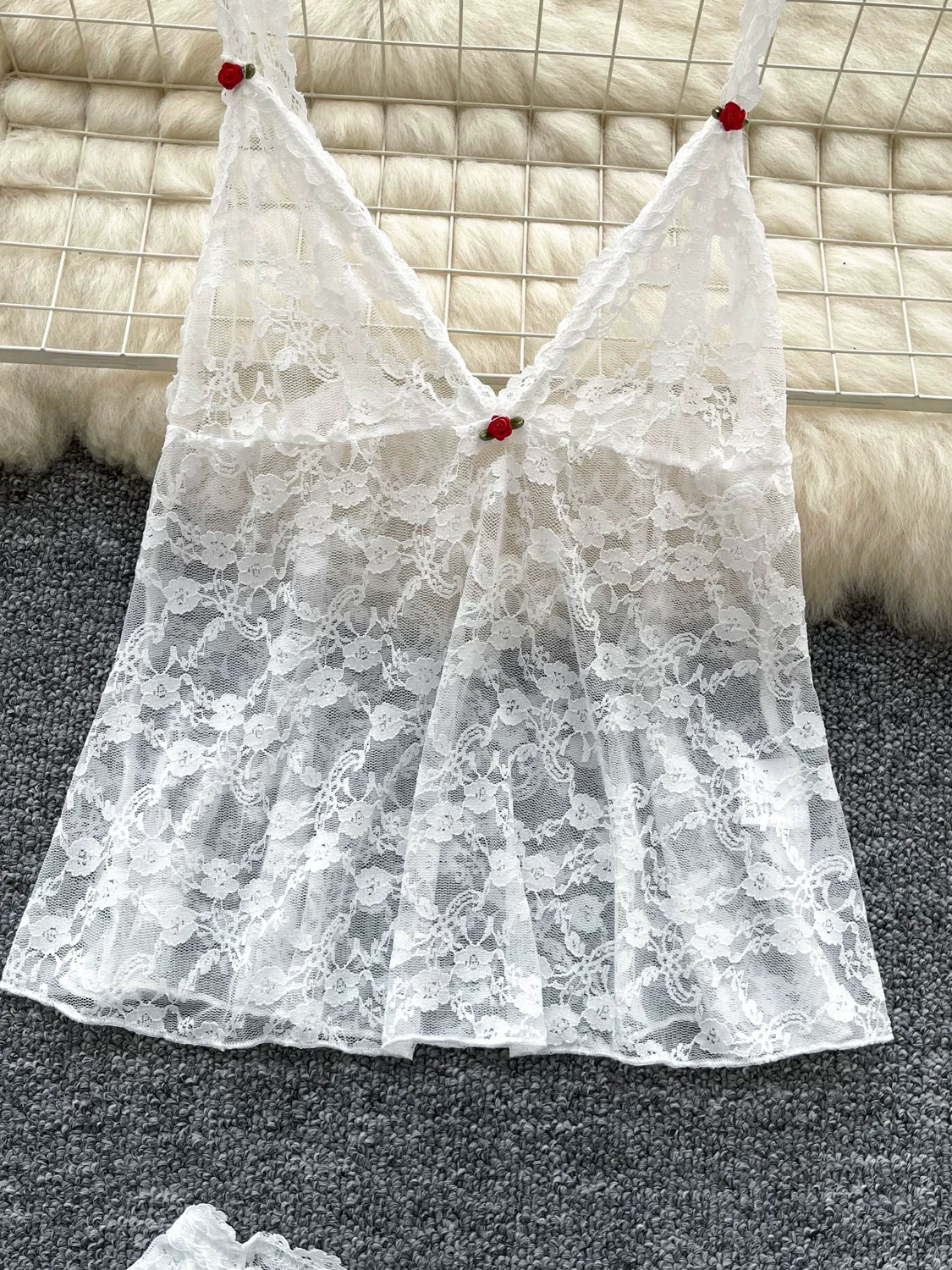 The dreamiest comfy lace set SW135 image
