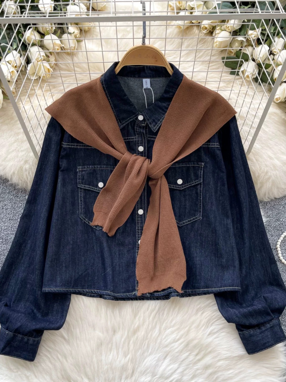 Downtown girl denim jacket DJA125 image