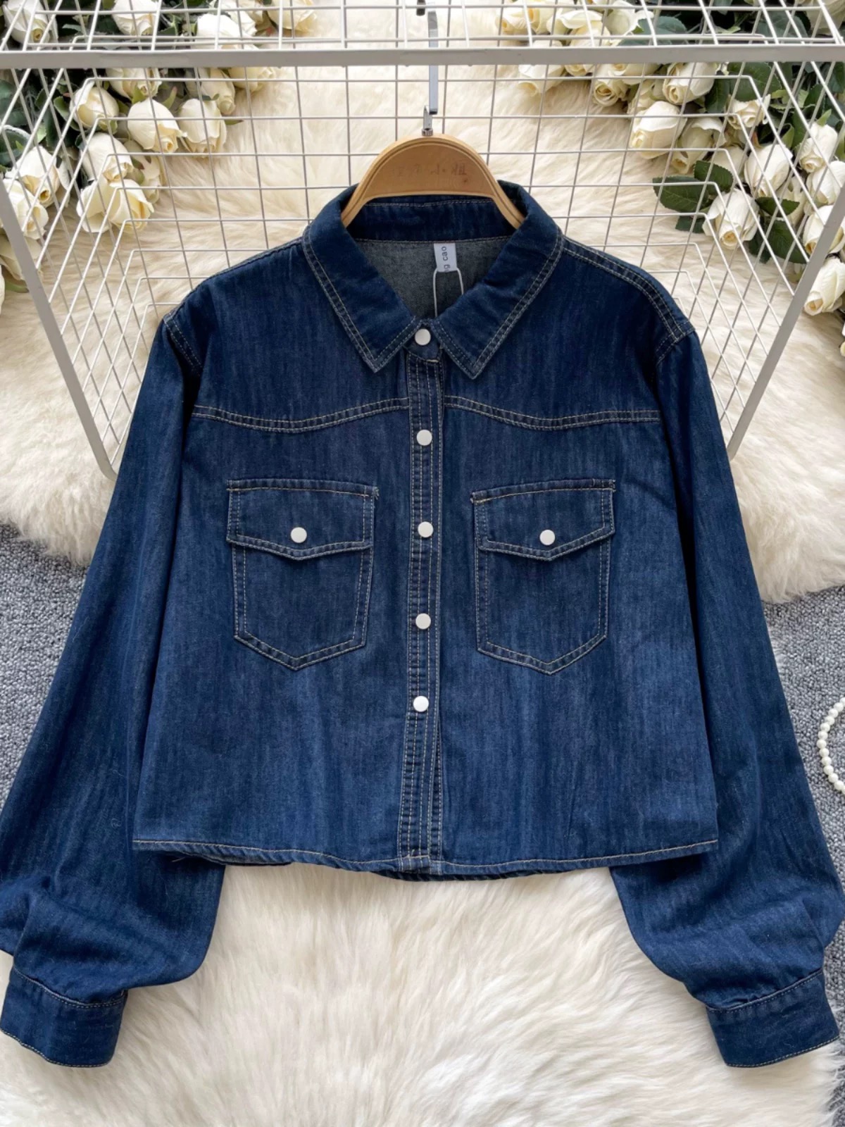 Downtown girl denim jacket DJA125 image