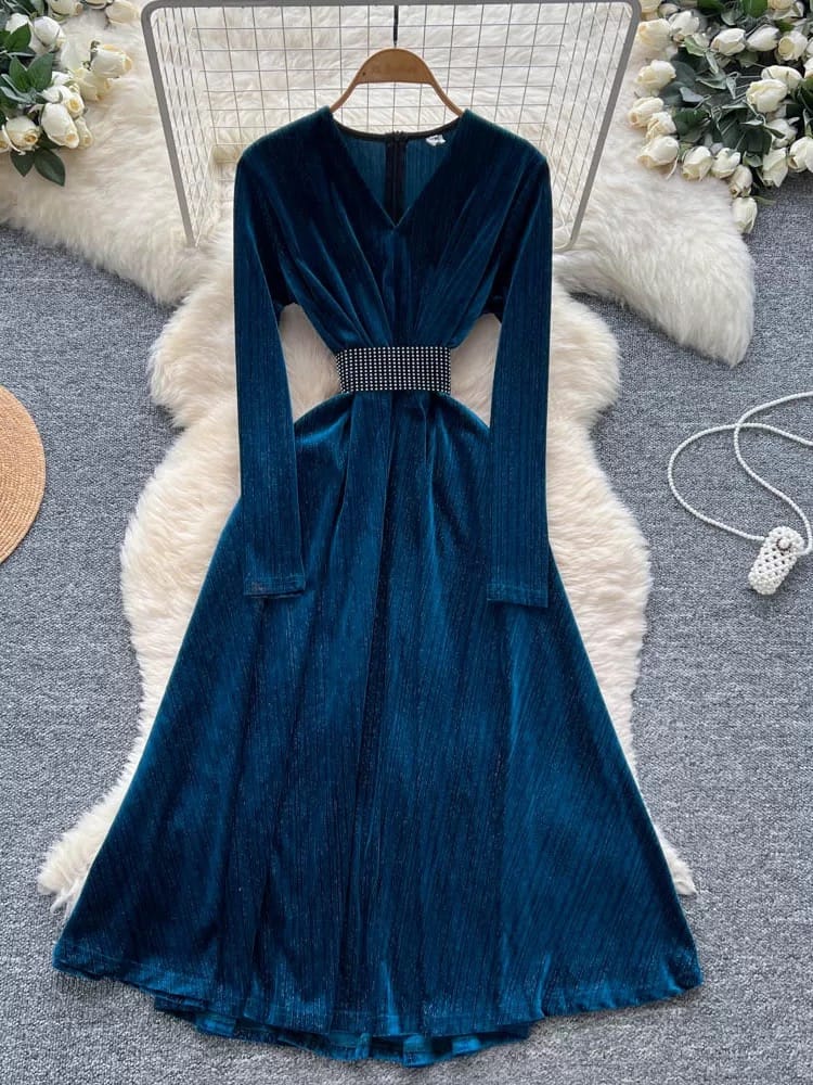 Solid twist dress FD1402 image