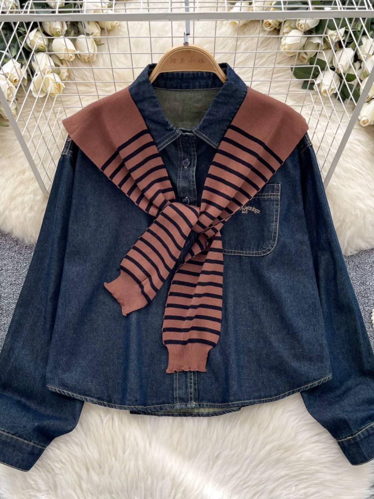 Cozy girl denim jacket DJA127 image