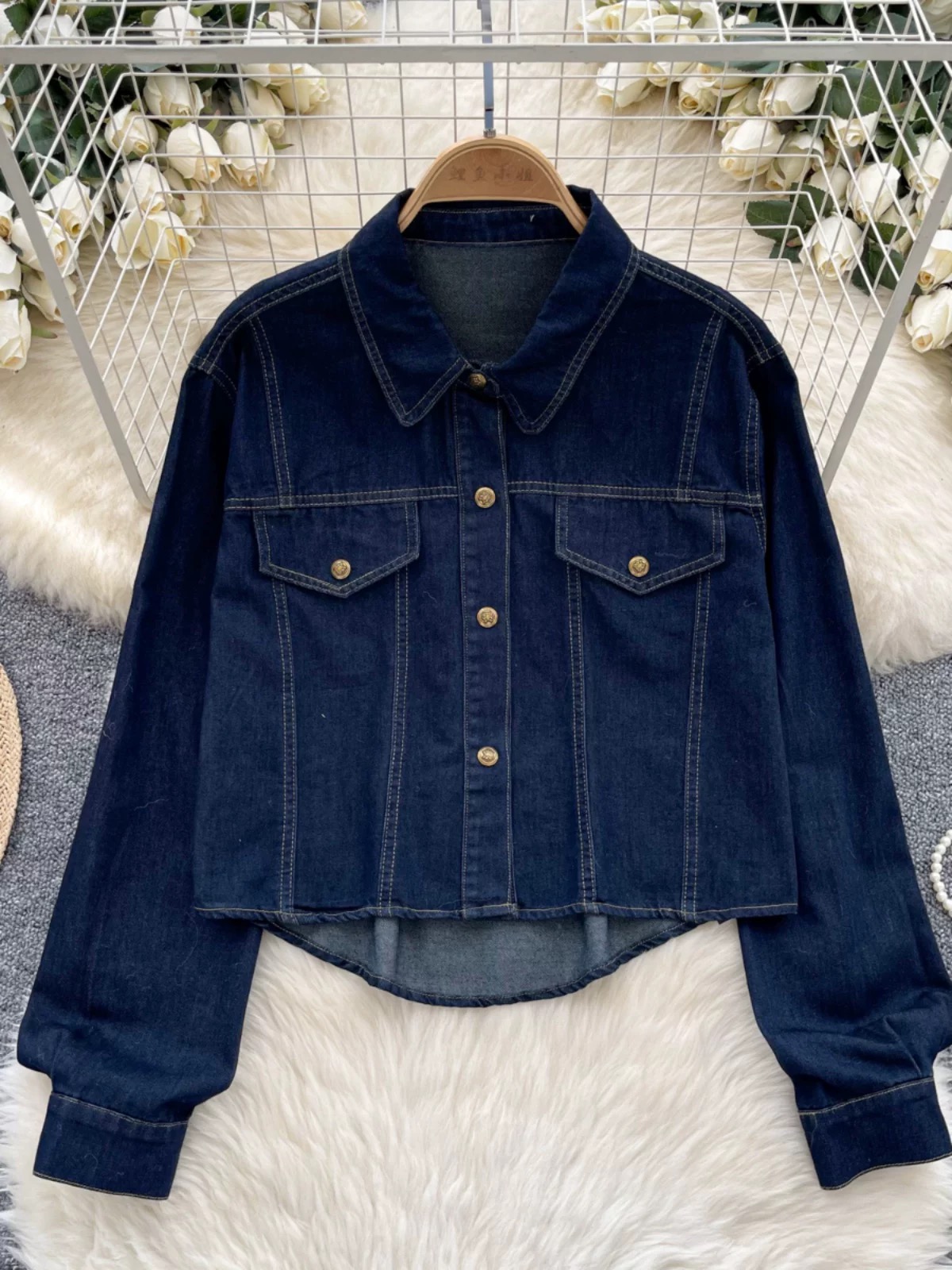LA babe denim jacket set  DJA129 image